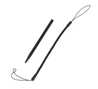 Tangxi Lápiz óptico Resistivo con Cuerda de Resorte, para Mostrador de Banco con Almohadilla de Firma POS, Negro (Corto Negro 92 con Cable)