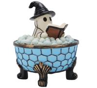 Tangxi Luz de Bañera de Temporada Espeluznante Idea de Regalo Pensativa para Regalos Sorpresa Fantasma de Resina