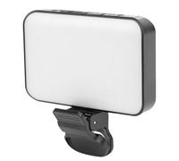 Tangxi Luz de Relleno de Teléfono, 60 Perlas LED 3000K 6500K Temperatura de Color Ajustable 10 Nivel de Brillo, con Rotación de 360 ° de 90 ° Inclinaciones, para Maquillaje Selfie