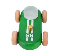 Tangxi Luz Nocturna de Madera Go Kart, Iluminación de 7 Colores RGB Regulable para Dormitorio Junto a la Mesita de Noche (GREEN)