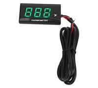 Tangxi Medidor de Temperatura del Agua para Motocicleta, Pantalla LCD Delgada, Carcasa de ABS, Pantalla de Temperatura del Agua para Ambientes Oscuros, Lecturas Claras, Fácil Instalación, Se Adapta