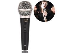 Tangxi Micrófono de Mano Profesional Micrófono dinámico con Cable Voz Clara para la interpretación de música Vocal de Karaoke