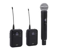 Tangxi Micrófono Inalámbrico, de Micrófono Dinámico Inalámbrico de Mano Dual Profesional con Receptor Recargable,para Karaoke, Fiesta, Concierto, Boda, Canto