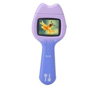 Tangxi Microscopio Digital de Mano Microscopio Digital de Bolsillo Portátil Pantalla de 2.0 Pulgadas Zoom óptico 500X Zoom 5X Cámara de 2MP Video 1080P con (Azul Púrpura)