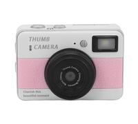 Tangxi Mini Cámara Llavero 4K, Cámara Digital Retro Pequeña FHD de 68 MP con Pantalla Abatible de 1,47 Pulgadas, Videocámara Pequeña Portátil para Selfies con Luz de Relleno para Viajes (Pink)