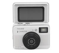 Tangxi Mini Cámara Llavero 4K, Cámara Digital Retro Pequeña FHD de 68 MP con Pantalla Abatible de 1,47 Pulgadas, Videocámara Pequeña Portátil para Selfies con Luz de Relleno para Viajes (White)