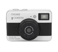 Tangxi Mini Cámara Llavero 4K, Cámara Digital Retro Pequeña FHD de 68 MP con Pantalla Abatible de 1,47 Pulgadas, Videocámara Pequeña Portátil para Selfies con Luz de Relleno para Viajes (Black)