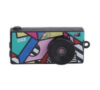 Tangxi Mini Cámara Llavero, Linda Mini Cámara Digital 2K 12MP, Grabadora de Video Retro con Pantalla de 1.47 Pulgadas 6 Filtros Linterna Enfoque Automático Lente Gran Angular de 110°, (Black)