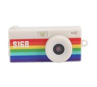 Tangxi Mini Cámara Llavero, Linda Mini Cámara Digital 2K 12MP, Grabadora de Video Retro con Pantalla de 1.47 Pulgadas 6 Filtros Linterna Enfoque Automático Lente Gran Angular de 110°, (White)