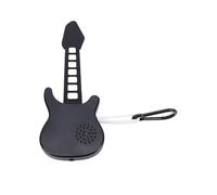 Tangxi Mini Llavero de Piano de Dedo de Guitarra de Silicona Suave con Chips de Sonido para Entusiastas de la Música (Versión en Blanco y Negro)