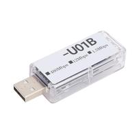 Tangxi Módulo de Aislamiento Digital USB, USB 2.0 480Mbps Aislador de Alta Velocidad Soporte Integrado para Voltaje de Chip ADUM3165 Placa de Protección de Acoplamiento a (Transparente)