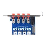 Tangxi MóDulo de Interruptor de AlimentacióN del Disco Duro, Interruptor de Control Dde AlimentacióN del Disco Duro, Conmutador de Unidad Sata con Interruptor de Control de 4 Discos Duros