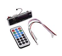 Tangxi Módulo decodificador de MP3 de 12V, USB/Bluetooth/Tarjeta SD/Radio FM Placa decodificadora WMA, Decodificador Bluetooth de Llamada Manos Libres con Control Remoto