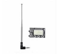 Tangxi Módulo Transmisor FM Transmisor FM Estéreo Frecuencia 6-108MHz, Tablero de Transmisión de Modulación de Frecuencia Profesional con Antenas