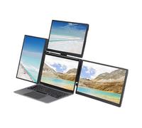Tangxi Monitor Portátil para Computadora Portátil, Extensor de Pantalla IPS HD 3 de 13,3 Pulgadas, Extensor de Monitor para Computadora Portátil Desmontable, Apto para Computadora