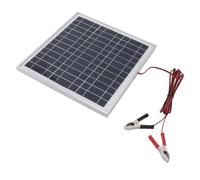 Tangxi Panel Solar Portátil de Silicio Monocristalino de 50 W con Clips de Batería Marco de Aluminio Duradero Cable DC 18 V 9.8 Pies para RV Camping Carga Al Aire Libre