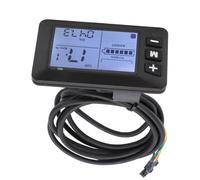 Tangxi Pantalla LCD para Bicicleta Eléctrica G51 Indicador de Velocidad del Nivel de Batería |Conector SM Impermeable Compatible con Scooter, Bicicleta Eléctrica