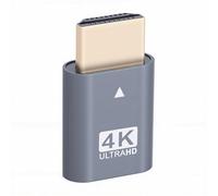 Tangxi Paquete de 2 Enchufes HDMI Dummy 4K @60Hz, Emulador EDID, Adaptador de Pantalla sin Cabeza Compatible con 1080p 3840x2160 60Hz para Criptominería, para PC Remota, Computadora