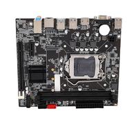 Tangxi Placa Base de Computadora B75, LGA 1155 Socket DDR3 SDRAM 16GB MAX M.2 NVME NGFF ATA3.0 PCIe, con una Fuente de Alimentación de 6 Fase PCB de 8 Capas, para el Core I3 I5 I7 E3