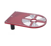 Tangxi Placa Base de Máquina de Corte de Aleación de Aluminio Placa Inferior Ajustable para Recortadora de 65-132 Mm, Base de Enrutador Resistente para Tareas de Recorte Precisas