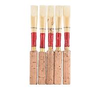 Tangxi Prácticas Cañas para Oboe, Paquete de 5 Piezas, Probadas y Ajustadas, que Producen Excelente Calidad de Sonido, Regalo Ideal para Instrumentistas de Oboe, Estuche de Plástico para Fácil
