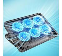 Tangxi Radiador Portátil Plug and Play, Almohadilla de Refrigeración para Estudiantes/Profesionales, Red Metálica de 18 Pulgadas (Sin Velocidad Ajustable con Soporte)