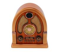 Tangxi Radio Am FM SW Portátil Vintage con Bluetooth, USB y Soporte para Tarjeta de Memoria (Yellow)