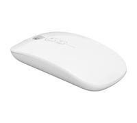 Tangxi Ratón Inalámbrico para Computadora para PC con Receptor Unificador USB, Mouse Inalámbrico para PC con Desplazamiento Rápido, Mouse Inalámbrico 1600DPI AI Ratones ópticos Traducción de (Blanco)