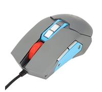 Tangxi Ratón RGB para Juegos, Macro de Ratón de Voz con Retroiluminación de Programación con Altavoz de Micrófono Incorporado, 3 Niveles dpi, Ergonómico para Computadora Portátil PC