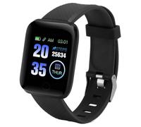 Tangxi Reloj Inteligente 116 Plus para IOS 9.0 para Android5.0, 1.3 Pulgadas IP67 Resistente Al Agua, Reloj Deportivo Inteligente para Hombres y Mujeres, Compatible con Conteo de Pasos