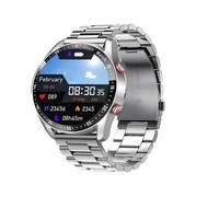 Tangxi Reloj Inteligente, Pantalla HD de 1,52 Pulgadas, Rastreador de Ejercicios con Monitor de Salud de Llamadas BT, Más de 100 Modos Deportivos IP67 a Prueba de Agua para Hombres y (Acero Plateado)