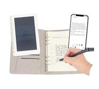 Tangxi Smart Pen Notebook Set, 360 ° Escribir Pen Digital con Reconocimiento de OCR Sincero en Tiempo Real para Tomar Notas de Aprendizaje del Dibujo, Compatible con Tabletas de (Black)