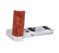 Tangxi Soporte en L para Empuñadura de Cámara, Soporte en Forma de L de Aleación de Aluminio con Almohadilla Antirrayas y Orificio Roscado de 1/4 de Pulgada Compatible con Trípode (Silver)