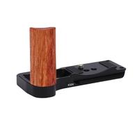 Tangxi Soporte en L para Empuñadura de Cámara, Soporte en Forma de L de Aleación de Aluminio con Almohadilla Antirrayas y Orificio Roscado de 1/4 de Pulgada Compatible con Trípode (Black)