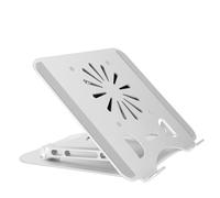 Tangxi Soporte Refrigerador para Computadora Portátil de 17 Pulgadas con Ventilador USB, Aleación de Aluminio Plegable para Viajes y Hogar