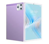 Tangxi Tableta de 10 Pulgadas para Android 14, CPU Octa Core, 6GB RAM 128GB ROM, Cámara Dual de 8MP 20MP, Batería de 8000mAh, WiFi Bluetooth HD IPS Tablet (Purple)