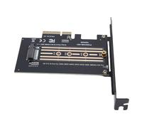 Tangxi Tarjeta Adaptadora PCIe 4X a M.2 NVMe, Tarjeta de Expansión PCIe 5.0 de Velocidad de 128 Gbps para SSD 2280 2260 2242 2230, con Amplia Compatibilidad para 10 11