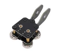 Tangxi Tecla CW Tecla de Telégrafo con Paleta de Código Morse Morse con Paleta Dual Sensible Imán Incorporado Conector de Audio de 3,5 Mm para Radio de Computadora de Prácti