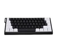Tangxi Teclado Mecánico para Juegos con Cable Al 60%, Compatible con Múltiples Sistemas Operativos El Teclado Retroiluminado RGB Ofrece Caracteres Claros y Brillantes, Fácil de (en Blanco y Negro)