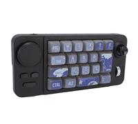 Tangxi Teclado Numérico Inalámbrico con 19 Teclas Programables Macro, Teclado Numérico Mecánico con Control de Joystick con Perilla Retroiluminada LED RGB, USB C con Cable Bluetooth