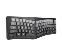 Tangxi Teclado para Juegos RGB de 69 Teclas, Teclado Ergonómico con Cable en Forma de V con Cable Tipo C Desmontable y Retroiluminación de 16 Millones de Colores, para Computadora