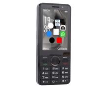 Tangxi Teléfono 4G Desbloqueado, Teléfono Móvil con Teclas Grandes y Sonido Fuerte con Pantalla Táctil a Color HD de 3,5 Pulgadas, Compatible con Tarjeta SIM Dual (Black)