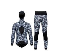 Tangxi Traje de Buceo de 3 Mm Trajes de Neopreno con Capucha Engrosados para Hombres con Almohadilla de Protección para el Pecho para Pesca Submarina y Surf 1 Unidad (#1)