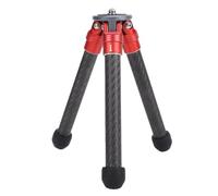 Tangxi Trípode de Mesa, Trípode Pequeño de Fibra de Carbono con Almohadilla Protectora de Goma, de Escritorio Ligero Portátil con Tornillo de 1/4 pulg. 3/8 pulg. para Proyector