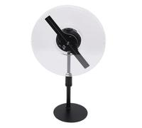 Tangxi Ventilador de Holograma 3D de 9,84x9,84 Pulgadas con Base, Proyector de Pantalla Holográfica Controlado por Aplicación WiFi 266 LED Resolución 1024x266, para Tienda, Tienda, (EU)