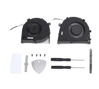 Tangxi Ventilador de Refrigeración GPU para CPU Portátil para G3 3579 G3 3779 G5 5587, Juego de Ventilador de Refrigeración de Repuesto de Aleación de Aluminio con Herramientas de