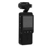 Tangxi Videocámara de Mano, Cámara 1080P para Uso Corporal con Abrazadera, Cámaras Portátiles, Grabadora, Cámara DV POV con Lente Giratoria de 360 Grados, Pantalla LCD para Viajes,