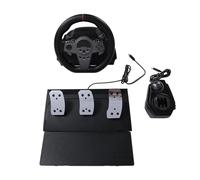 Tangxi Volante para Juegos de 270 Grados con Palanca de Cambios de Pedal, Retroalimentación LED Dinámica para PC e Interruptor, Control Mejorado para Jugadores Serios