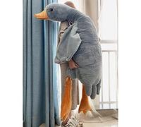Tanha Peluche de Ganso Gigante, Animal de Peluche de 6 Pies, Regalo de Peluche Gris Suave para Novia, Niños o Mejor Amigo (75 Pulgadas)