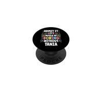 Tania Personalized Name Funny Cute Custom Tania Name PopSockets PopGrip Adhesivo